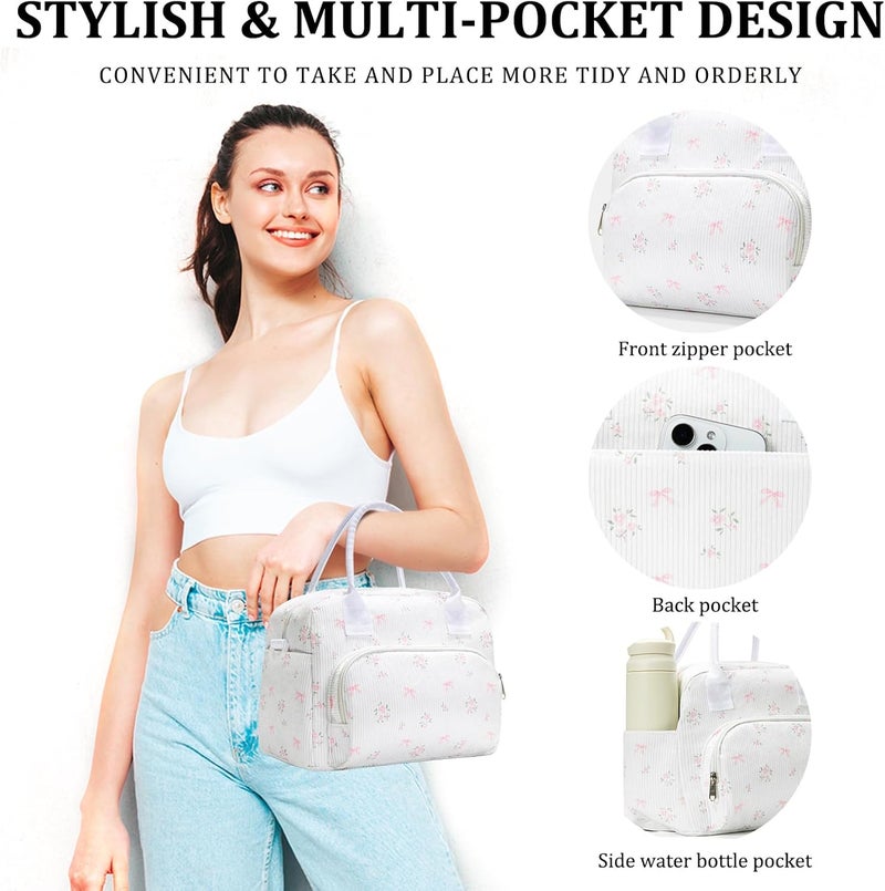 MEXS Insulated Lunch Bag for Women Men Large Reusable Lunch Box Adult Leakproof Portable Cooler Tote Bags for Work Picnic - Image 3
